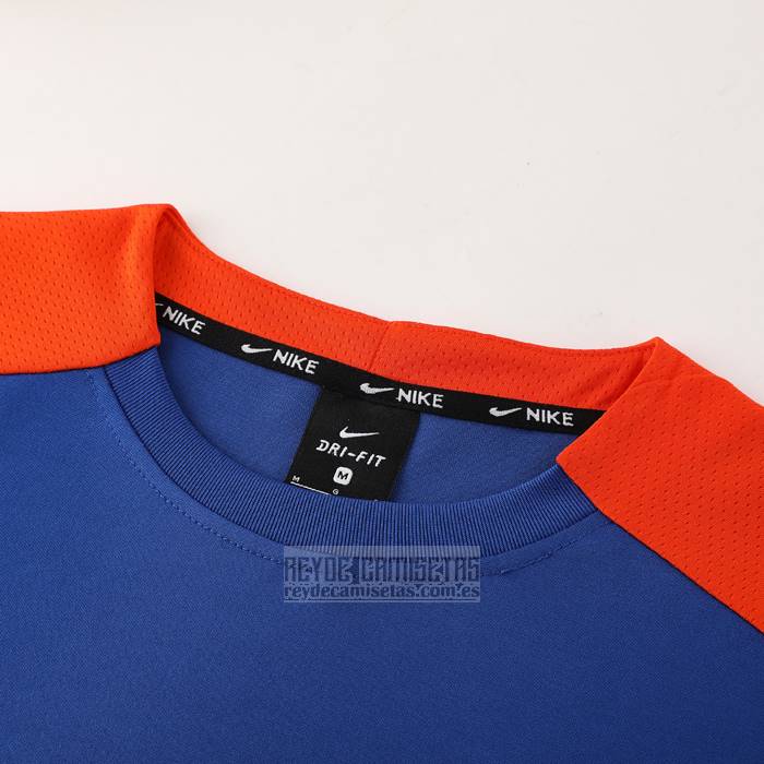 Chandal del Paises Bajos Manga Corta 2024-2025 Azul - Pantalon Corto
